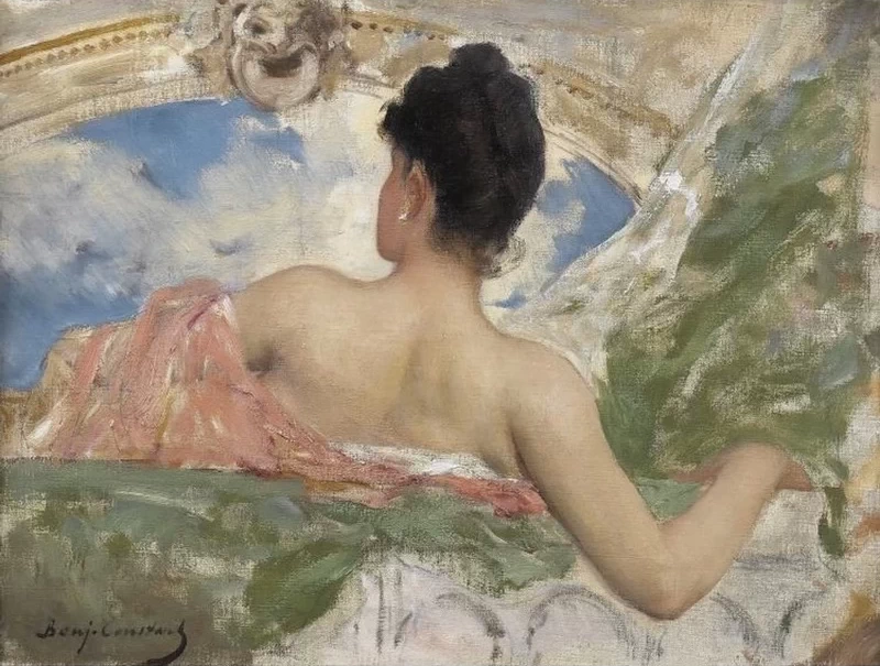 Jean - Joseph Benjamin, Constant, 177, Studio di figura all'Operà